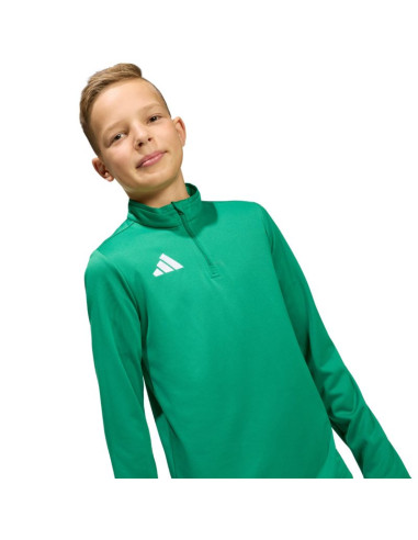 Bluza dla dzieci adidas entrada 26 training top zielona jz6632