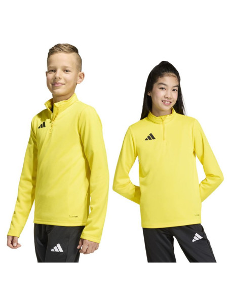 Bluza dla dzieci adidas entrada 26 training top żółta jz6639