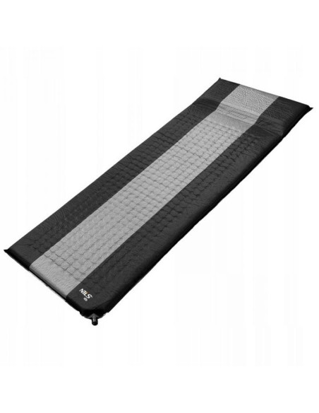 Mata samopompująca nils camp nc4340 szaro-czarna