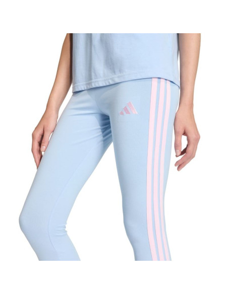Legginsy damskie adidas essentials 3-stripes cotton błękitne kd2352