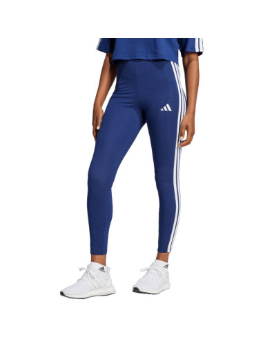 Legginsy damskie adidas essentials 3-stripes cotton ciemnoniebieskie je0067