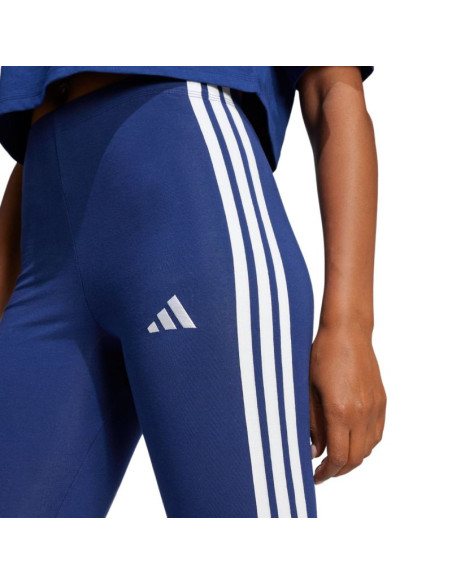 Legginsy damskie adidas essentials 3-stripes cotton ciemnoniebieskie je0067