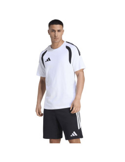 Koszulka męska adidas tiro 26 league tee biało-czarna kc3698