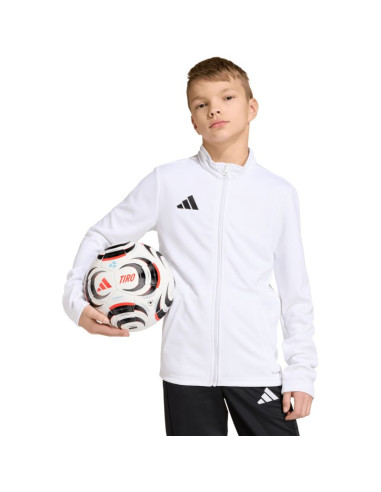 Bluza dla dzieci adidas entrada 26 track biała jz6605