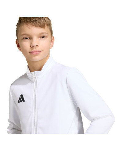Bluza dla dzieci adidas entrada 26 track biała jz6605