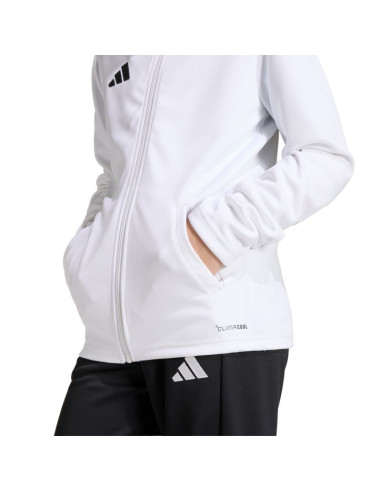 Bluza dla dzieci adidas entrada 26 track biała jz6605