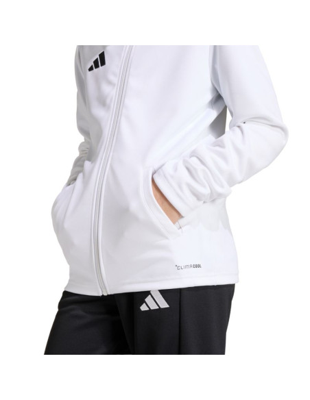Bluza dla dzieci adidas entrada 26 track biała jz6605