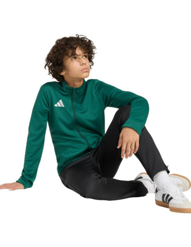 Bluza dla dzieci adidas entrada 26 track zielona ke9837