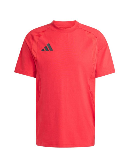 Koszulka męska adidas tiro 26 travel tee czerwona kd1121