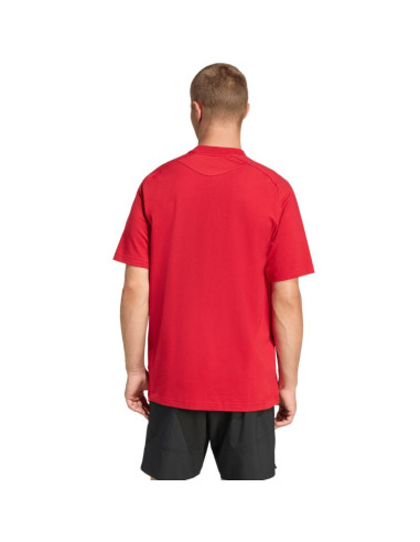 Koszulka męska adidas tiro 26 travel tee czerwona kd1121