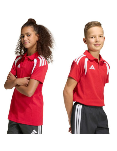 Koszulka dla dzieci adidas tiro 26 league polo czerwona kf3408