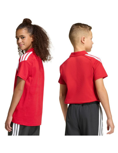 Koszulka dla dzieci adidas tiro 26 league polo czerwona kf3408