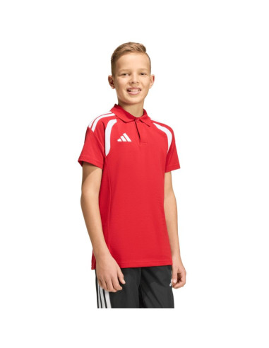 Koszulka dla dzieci adidas tiro 26 league polo czerwona kf3408