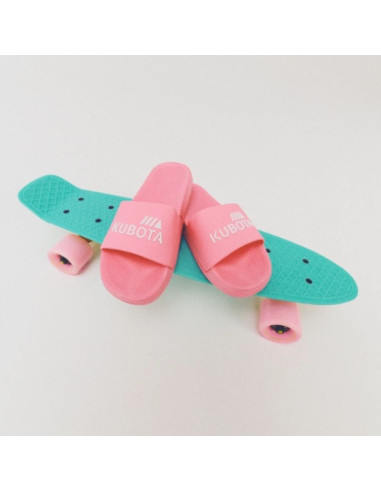 Klapki kubota basenowe basic damskie różowe kkbb03