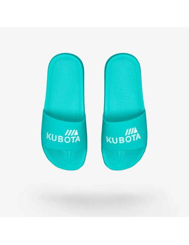 Klapki kubota basenowe damskie basic turkusowe kkb007
