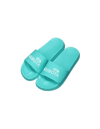 Klapki kubota basenowe damskie basic turkusowe kkb007