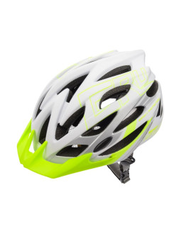 Kask meteor gruver l 58-61 cm biało-zielony 24802