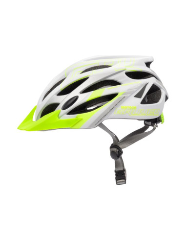 Kask meteor gruver l 58-61 cm biało-zielony 24802