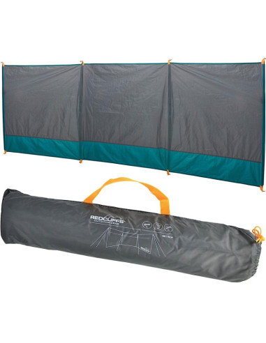 Parawan plażowy 4x1,4m w pokrowcu szary redcliffs