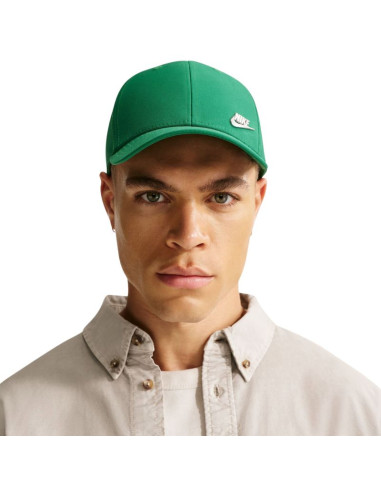 Czapka z daszkiem nike dri-fit club zielona fb5371 365