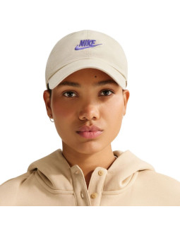 Czapka z daszkiem nike club beżowa fb5368 229