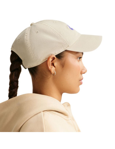 Czapka z daszkiem nike club beżowa fb5368 229