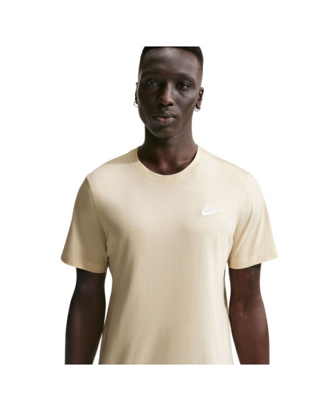 Koszulka męska nike club tee beżowa ar4997 229