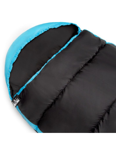 Śpiwór nils camp nc2012 czarno-niebieski