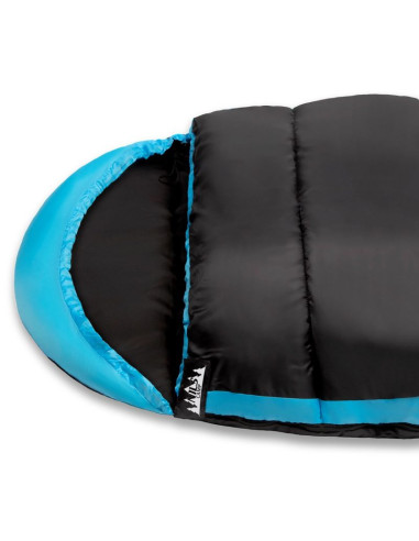 Śpiwór nils camp nc2012 czarno-niebieski