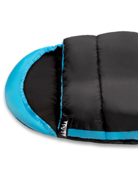 Śpiwór nils camp nc2012 czarno-niebieski