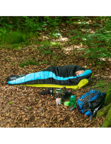 Śpiwór nils camp nc2012 czarno-niebieski