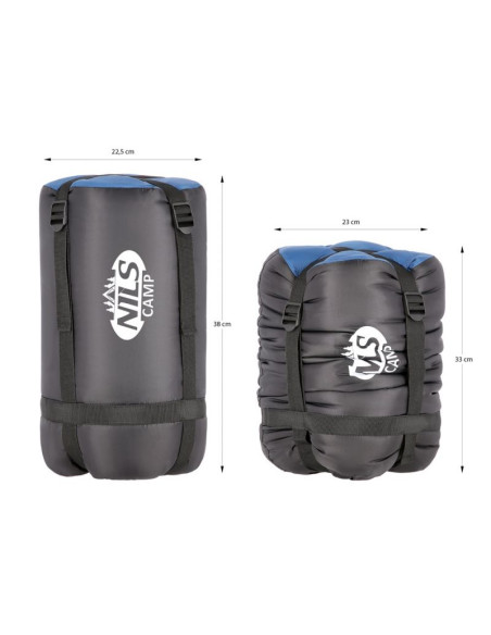 Śpiwór nils camp nc2012 czarno-granatowy