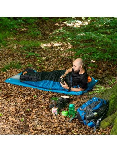 Śpiwór nils camp nc2012 czarno-granatowy