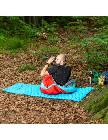 Śpiwór nils camp nc2012 czerwono-niebieski