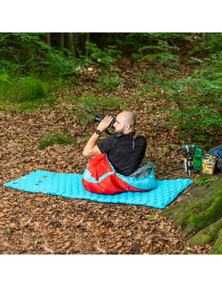 Śpiwór nils camp nc2012 czerwono-niebieski