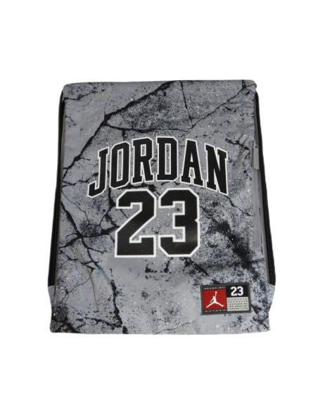 Worek szkolny gimnastyczny air jordan jersey gym sack cement grey - 9a0757-g0w
