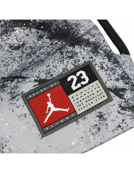 Worek szkolny gimnastyczny air jordan jersey gym sack cement grey - 9a0757-g0w