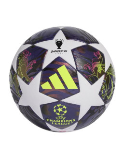 Piłka nożna adidas ucl 25/26 final league j350 fioletowo-biała jx9098