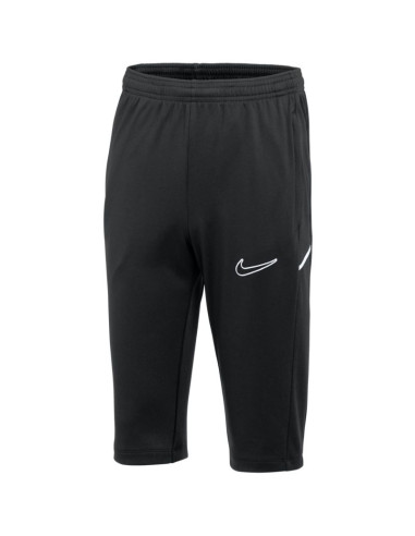Spodnie dla dzieci nike dri-fit academy 25 3/4 czarne fz9800 010