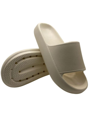 Klapki damskie piankowe na plażę outhorn othwss24fslif004-11s