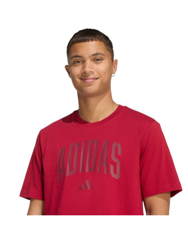 Koszulka męska adidas collegiate lineage czerwona kh4593