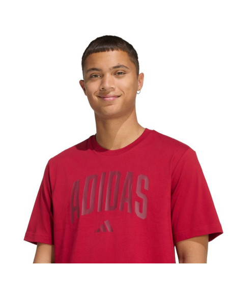 Koszulka męska adidas collegiate lineage czerwona kh4593