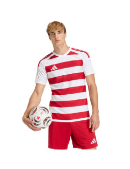 Koszulka męska adidas hooped 26 jersey biało-czerwona kf3388