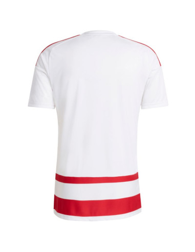 Koszulka męska adidas hooped 26 jersey biało-czerwona kf3388