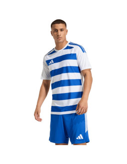 Koszulka męska adidas hooped 26 jersey biało-niebieska kf3389