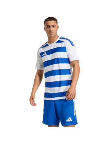 Koszulka męska adidas hooped 26 jersey biało-niebieska kf3389