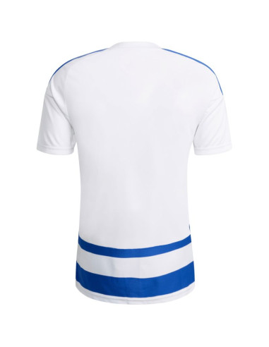 Koszulka męska adidas hooped 26 jersey biało-niebieska kf3389