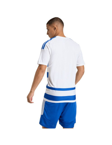 Koszulka męska adidas hooped 26 jersey biało-niebieska kf3389