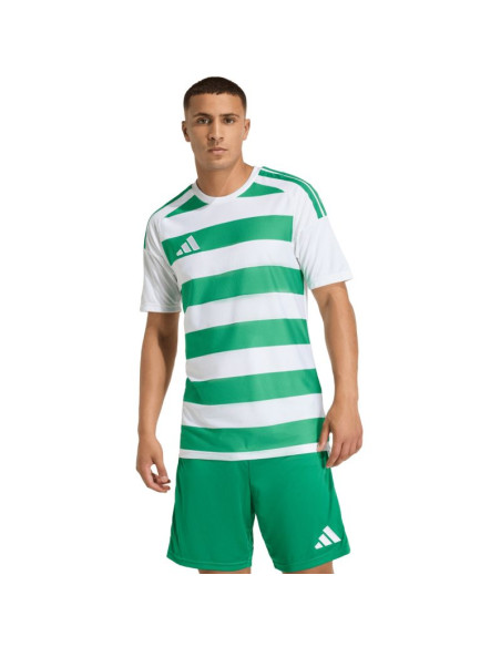 Koszulka męska adidas hooped 26 jersey biało-zielona kf3393