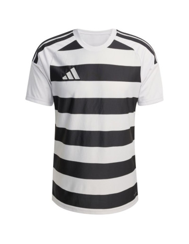 Koszulka męska adidas hooped 26 jersey szaro-czarna kf3396
